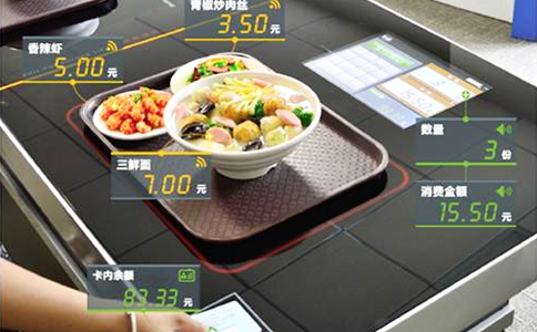 RFID高频读写器用于智能餐盘自助收银